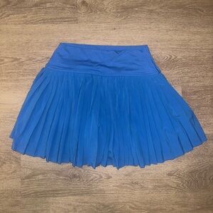 AERIE OFFLINE blue pleated skirt